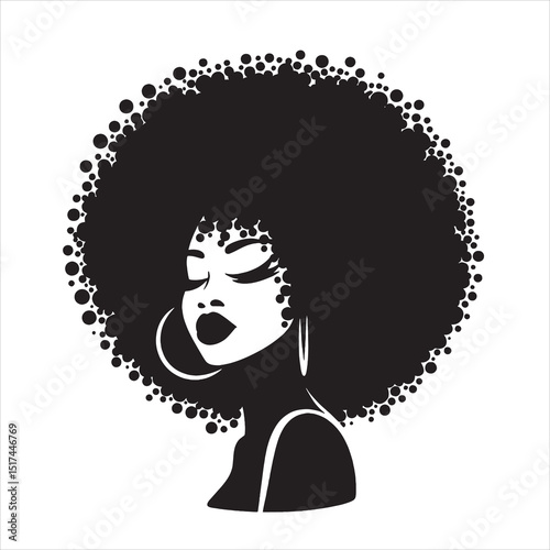 afro woman
