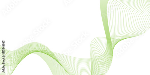 Futuristic technology and sound wave pattern of digital and communication technology, monochrome thin lines, abstract interlacing lines and points digital connection of digital and modern technology.