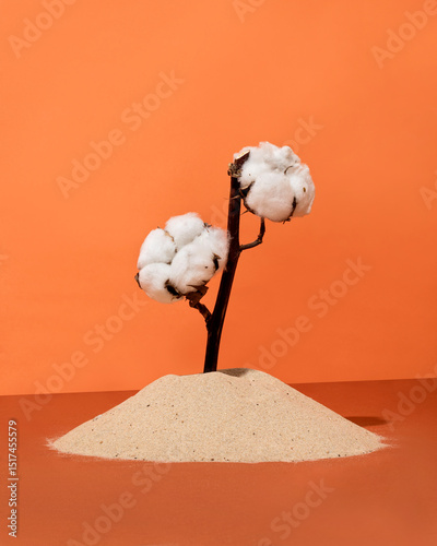cotton flowers 
 photo