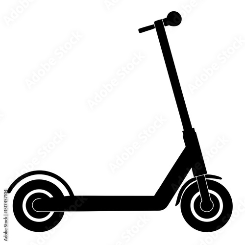 scooter isolated on white