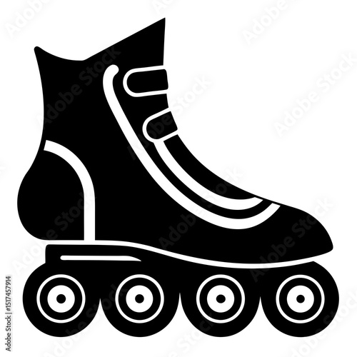 roller skates isolated on white