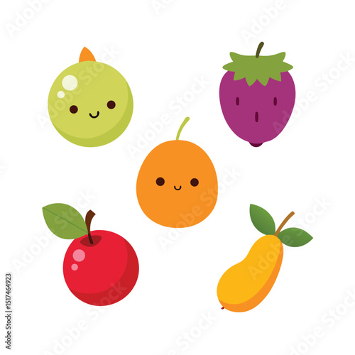 set of fruits