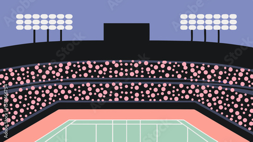 The electric roar of the crowd a vibrant stadium embraces the competition and passion under bright