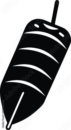kebab silhouette vector.