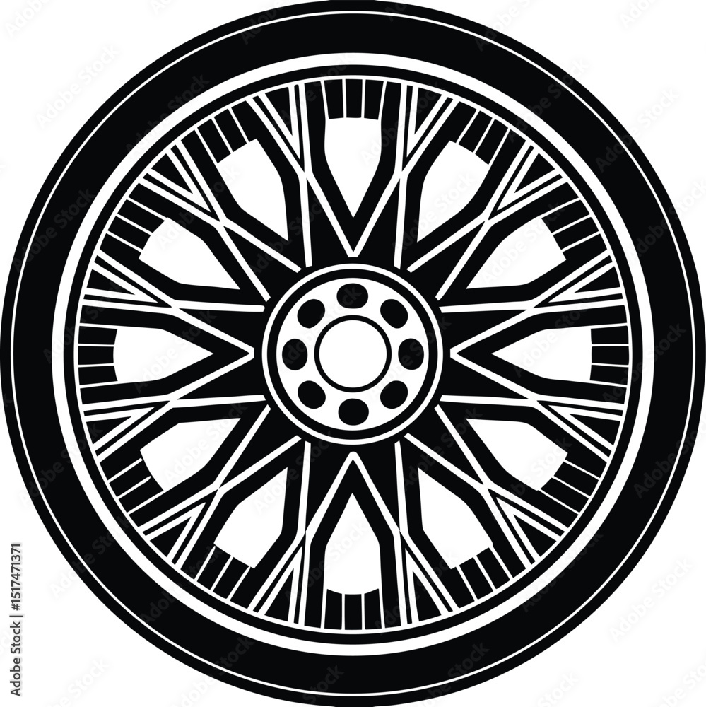 Fototapeta premium car-wheel-icon (2).eps
