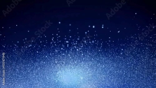 Abstract wave particles forming and dissolving in digital space