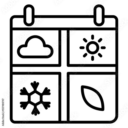 Seasonal Vector Icon
