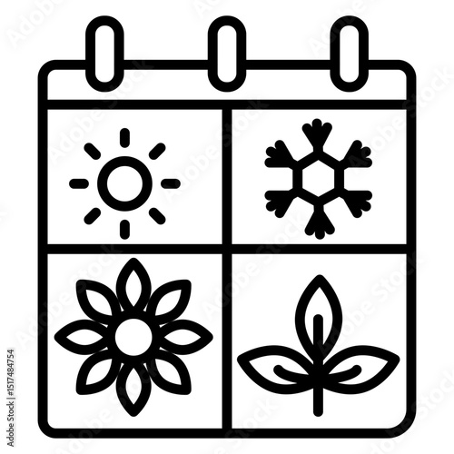 Seasonal Vector Icon