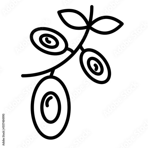 Olives Vector Icon