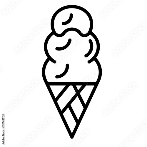 Ice Cream Vector Icon