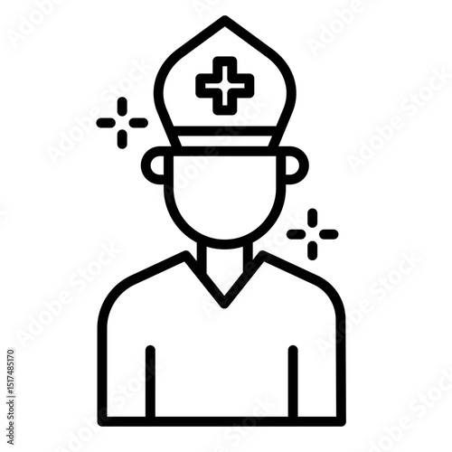 Pope Vector Icon