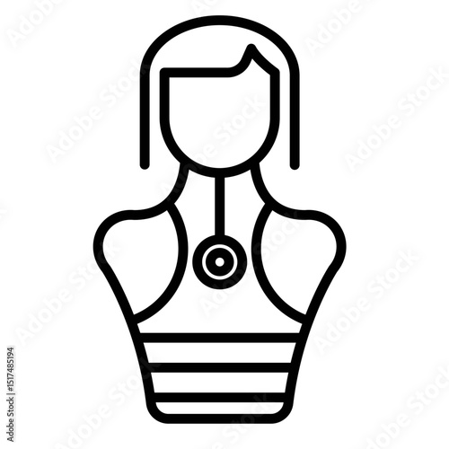 Bust Vector Icon