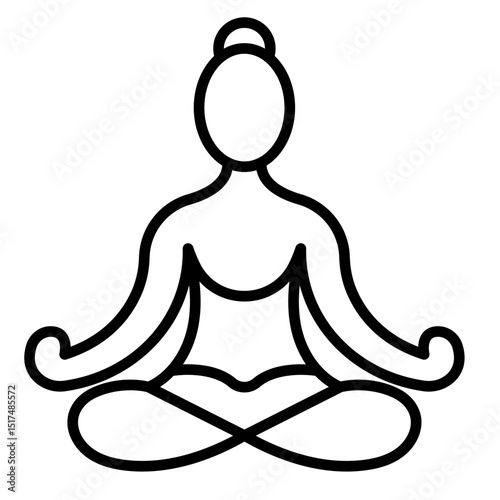 Yoga Vector Icon