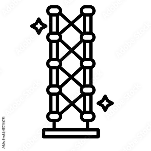 Scaffolding Vector Icon