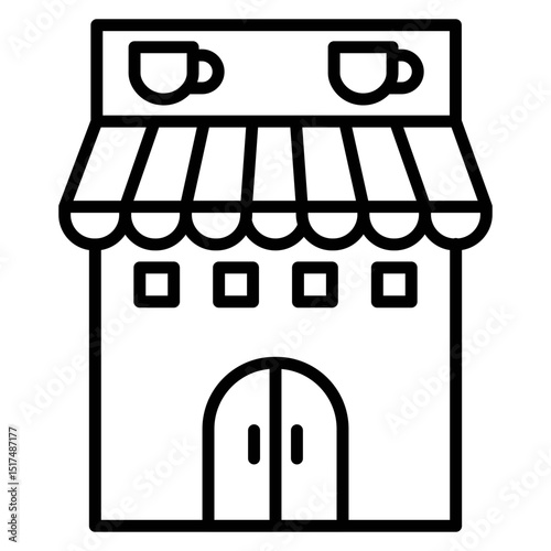 Coffee Shop Vector Icon