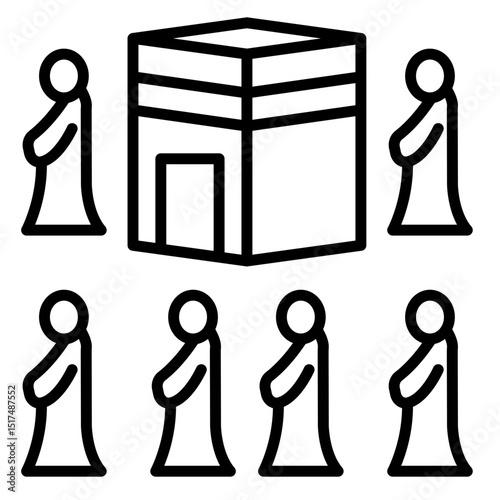 Hajj Vector Icon