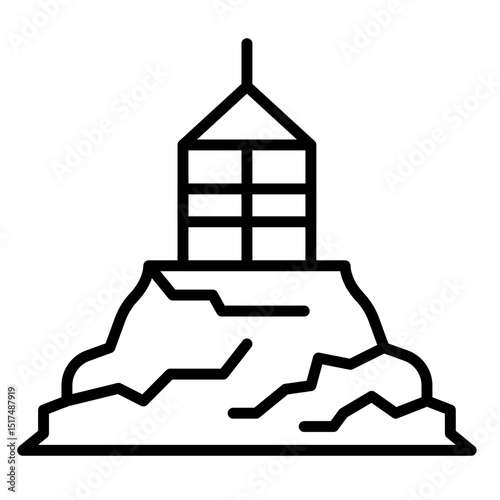 Mount Arafat Vector Icon