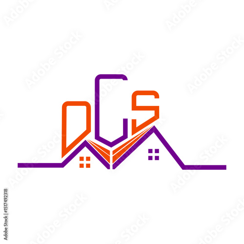 OLS Real State logo design, OLS simple and modern logo. OLS luxurious alphabet design