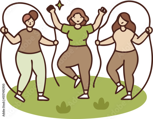 Jumping Into Fitness Together.eps