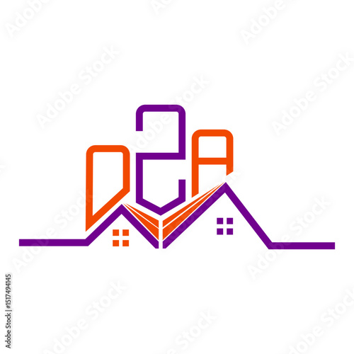 OZA Real State logo design, OZA simple and modern logo. OZA luxurious alphabet design