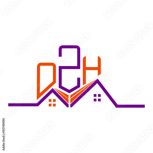 OZH Real State logo design, OZH simple and modern logo. OZH luxurious alphabet design