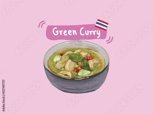 Green Curry, Thailand's national dish, is a dish that is loved by people all over the world.