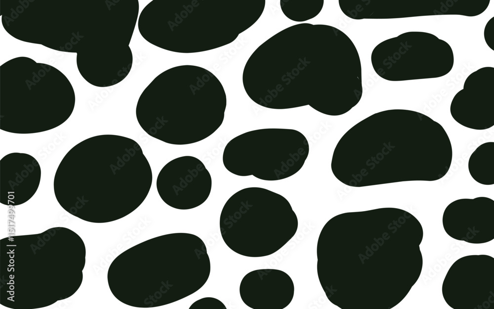 Fototapeta premium Polka dot animal skin pattern (20250602074011).eps