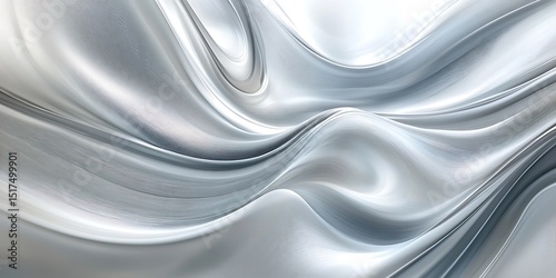 Abstract silver wave background texture