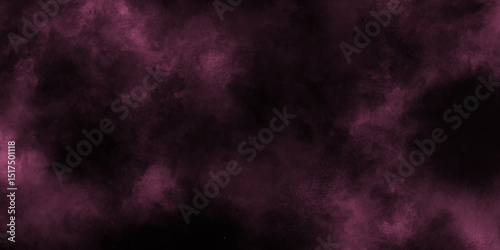 Abstract purple smoke rising over black background, forming flowing ethereal patterns, mystical vapor textures, dramatic atmospheric effects, artistic digital visuals, and versatile creative design.