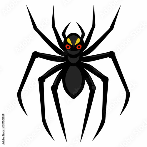 black widow spider
