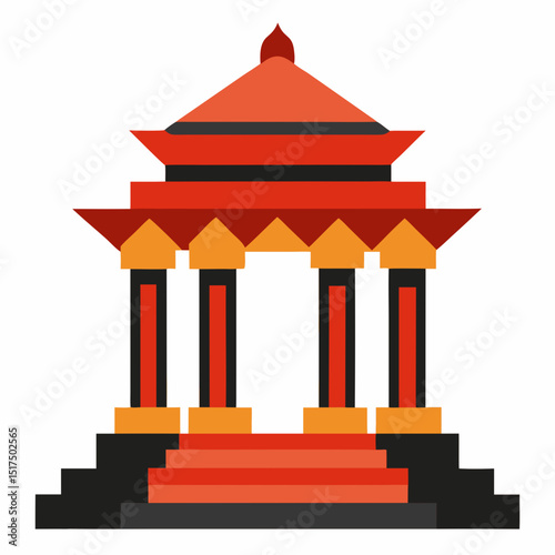vector illustration of a building