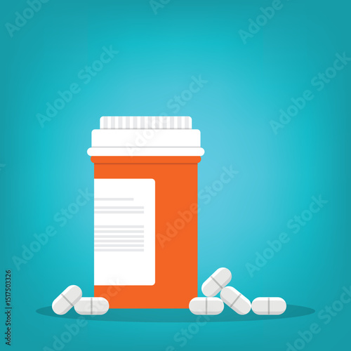 Prescription medicine bottle	