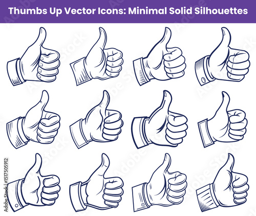 Seamless Pattern with White Hands Gesturing Thumbs Up on a White Background