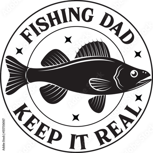 Fishing Dad Keep It Real, Fishing svg Fishing Life SVG design.