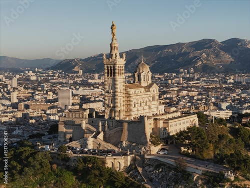 Church on the highest point of Marseille