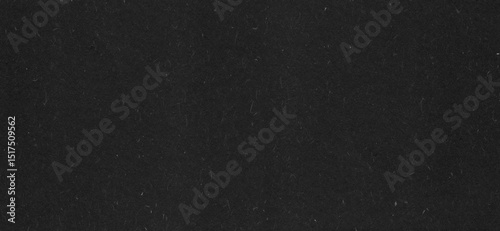 Fototapeta Naklejka Na Ścianę i Meble -  Luxury black paper texture background. Abstract dark gray craft cardboard blank. top view.