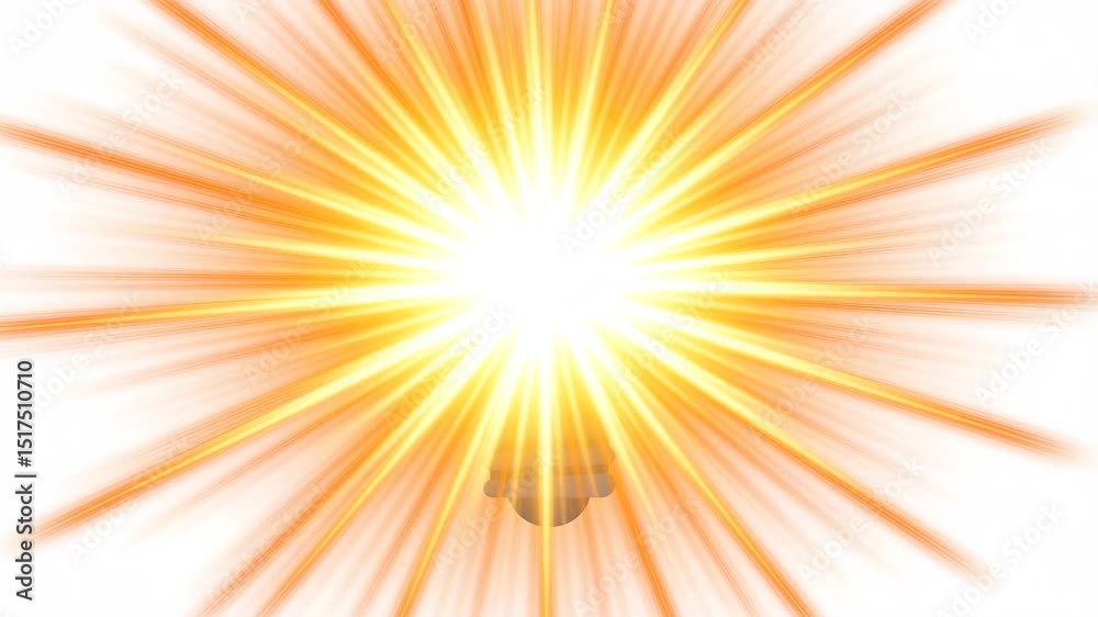 A bright yellow light bulb with a blue base. The bulb symbolizes ideas and inspiration, perfect for the back-to-school theme. A bright yellow light bulb with a blue base. The bulb symbolizes ideas and inspiration, perfect for the back-to-school theme.