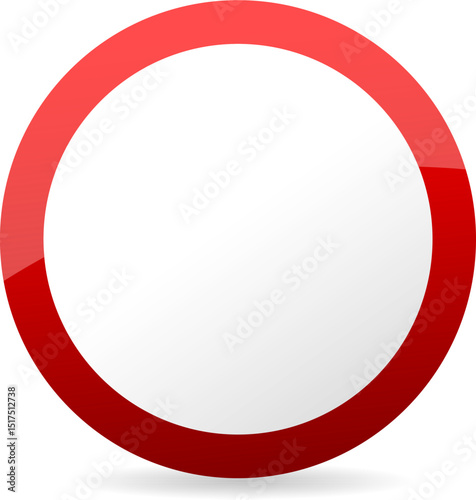 Free Download Minimalist Red Circular Frame... - GFXLoad