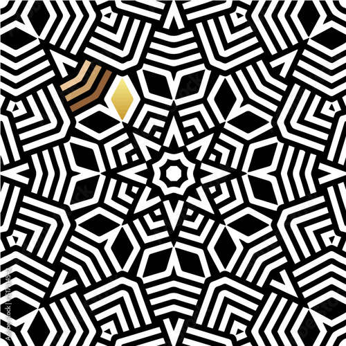 Geometric ethnic exotic black white pattern. Template, stencil for laser cutting metal, wood carving, coloring, stained glass, logo. Ornaments of the East, Asia, India, Mexico, Aztec, Peru.