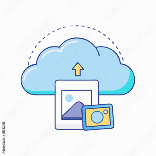 Cloud storage of digital content like photos and videos for mobile devices