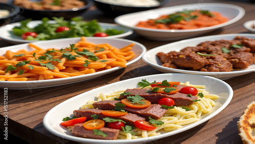 Dynamic food festival showcasing diverse cuisines