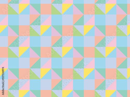 Wallpaper Mural 背景画像（幾何学、抽象的、ブロック、モザイク） Torontodigital.ca