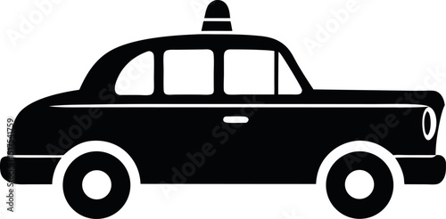 black and white car