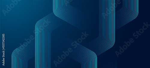 Modern medical or health care scientific abstract background with hexagons. Geometric stripe line art design for poster, brochure, cover, banner, header, website, presentation template
