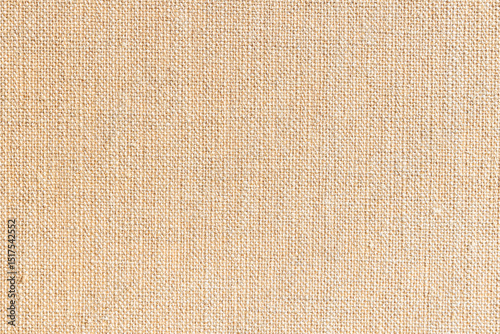 未塗装の麻布カンバスの素朴なテクスチャ
