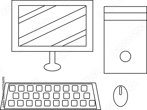 computer electricity appliances line
