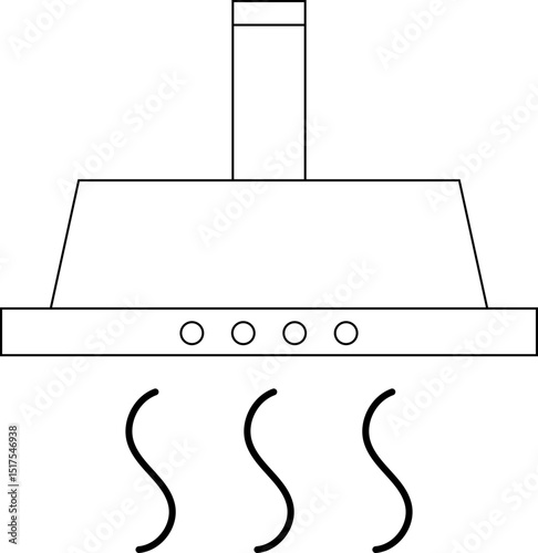 kitchen hood cooker electricity appliances line