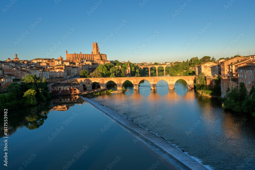 Fototapeta premium Famous Albi village in France