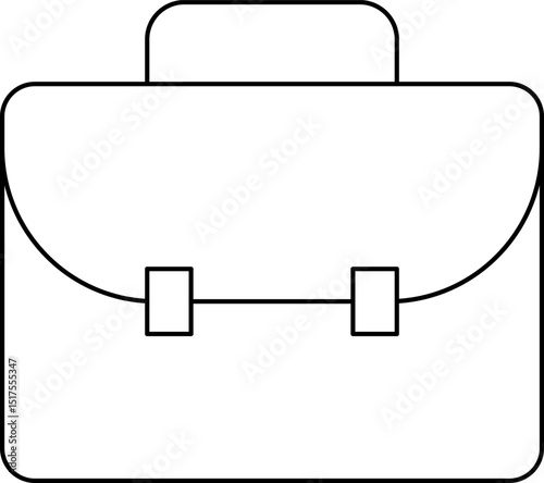 Luggage flat line icons collection. Luggage - varieties of suitcases, travel bags, backpacks and purses icon set. Vacation, tourism and luggage symbol. Baggage thin linear signs.