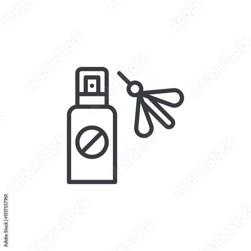 Insect Repellent line icon